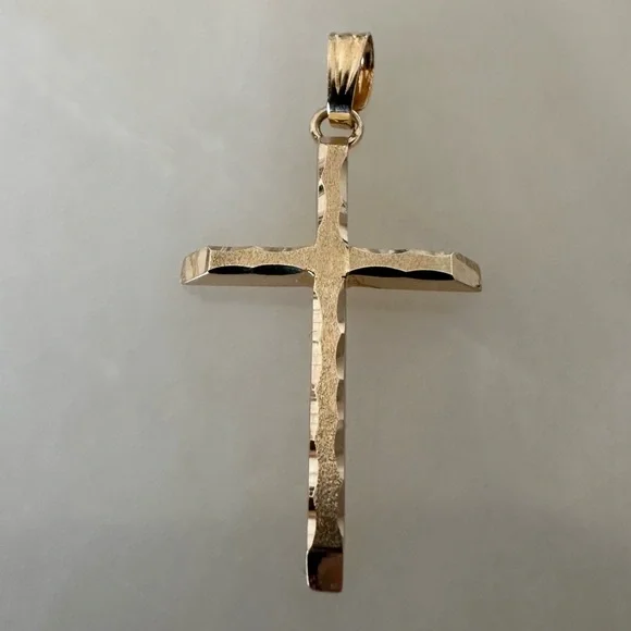 14k Solid Gold Cross - Picture 7 of 15